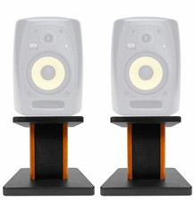 Rockville 8  Wood Studio Monitor Speaker Stands For KRK VXT-8 Monitors