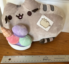 Pusheen Plush Ice Cream Sundae with Cone Exclusive GUND 10" 2018