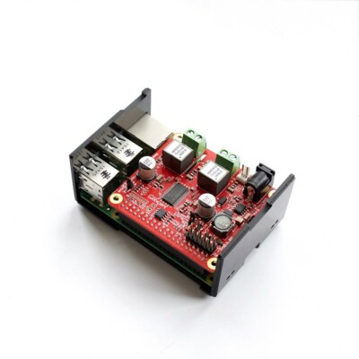 PI Supply (JBM-010-Black) Protective Case Enclosure for Raspberry Pi & Amp Hat