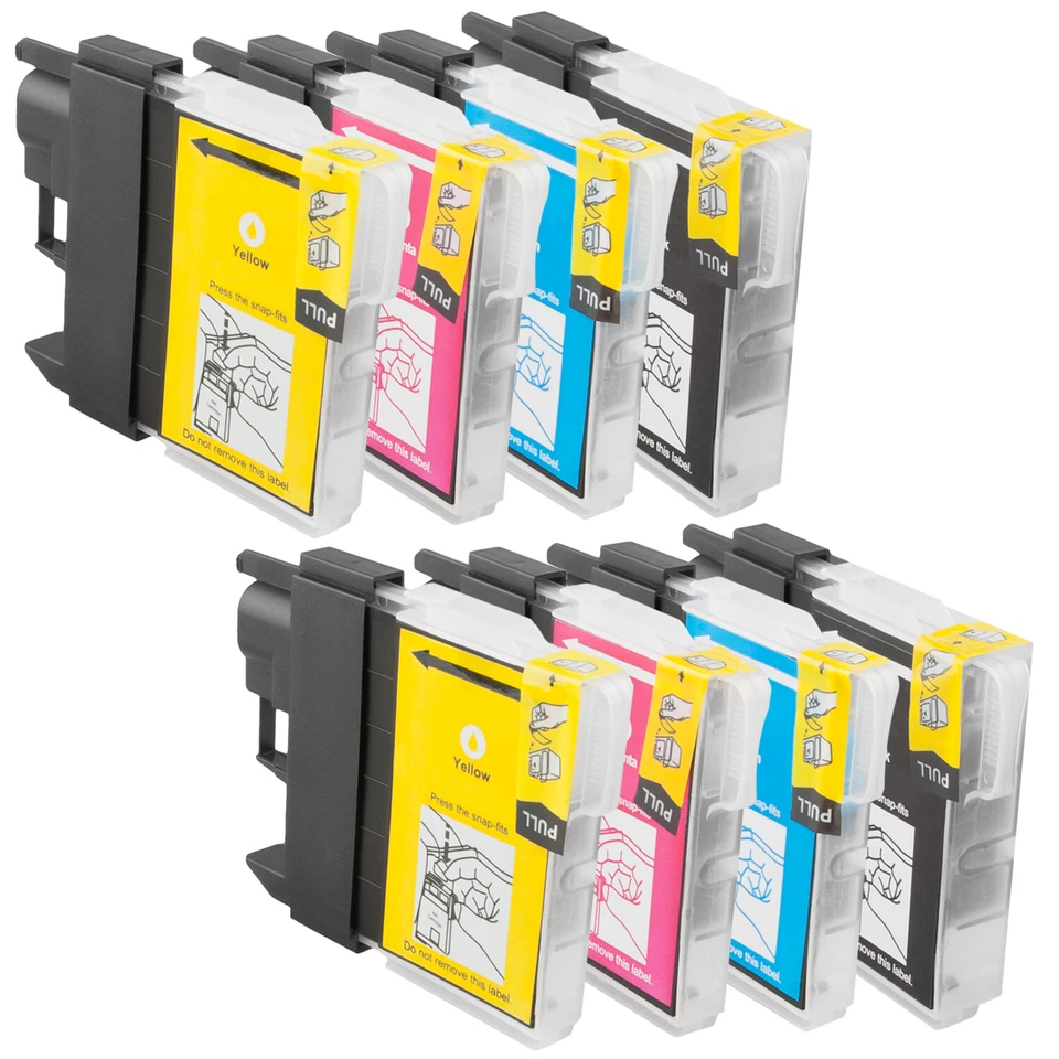 8 Patronen XXL für Brother MFC-J 410 MFC-J 415W MFC-J 265W DCP-J 140W LC-985 - Bild 2 von 2