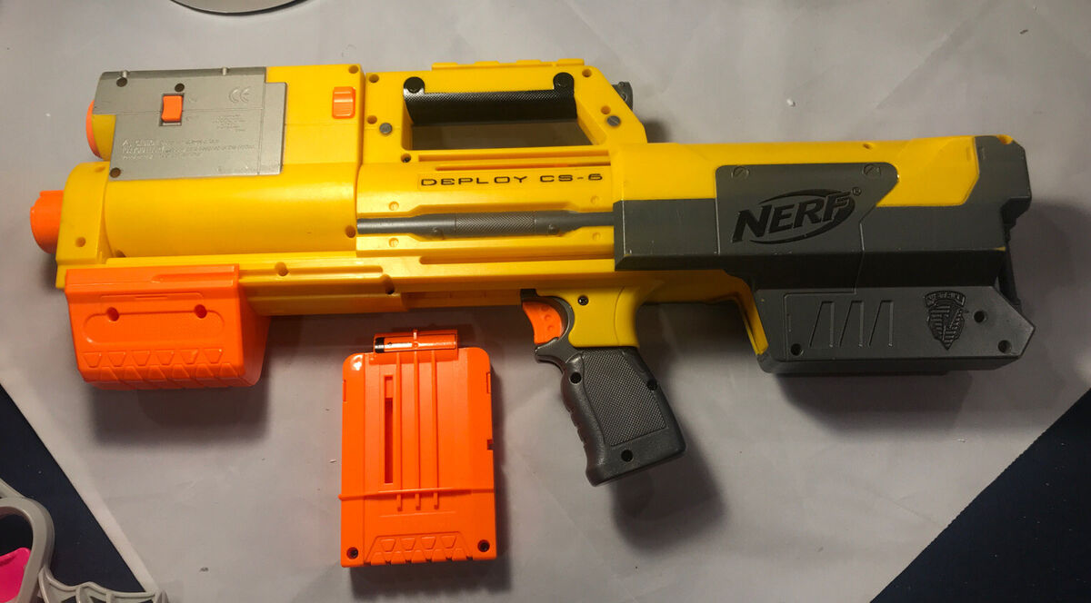 Nerf N-Strike Deploy CS-6 Dart Blaster Gun Tactical Flood Light