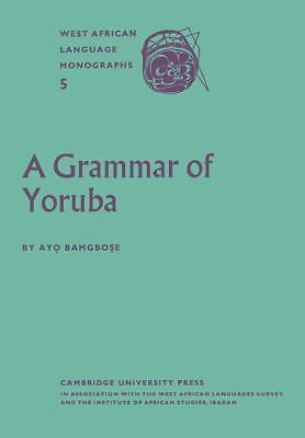 A Grammar of Yoruba Bamgbose Paperback Cambridge University Press 9780521175289