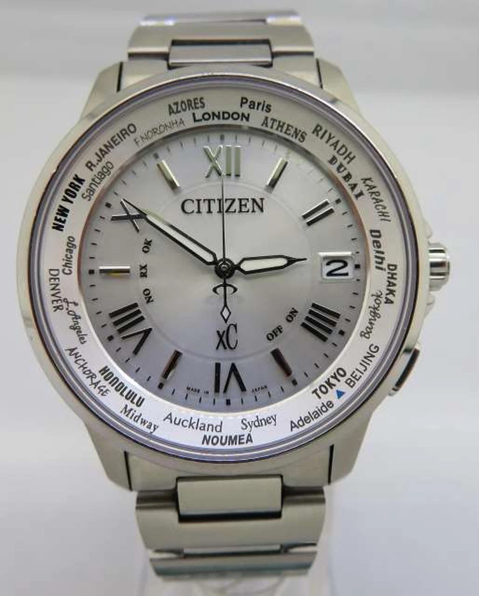 Citizen xC Eco Drive Stainless Steel Box Radio Controlled Solar