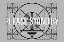 Please Stand By Test Pattern Classic Vintage TV Broadcast Signal Poster 24x16
