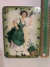 St. Patrick  s Day Decor VINTAGE STYLE Die Cut Cardboard 5 X 7  