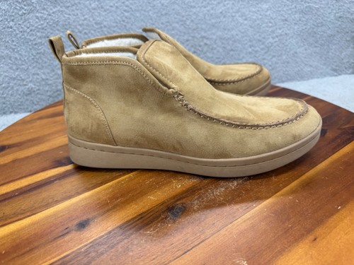 Eva & Zoe Women's Snowmass Slip On Slippers Size 10 Shoes Tan Boots Moccasins - 第 6/11 張圖片