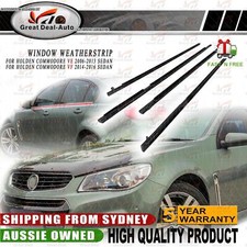 For Holden Commodore VT VX VY VZ V6 V8 Sedan Black Door Window Belt Mould Set