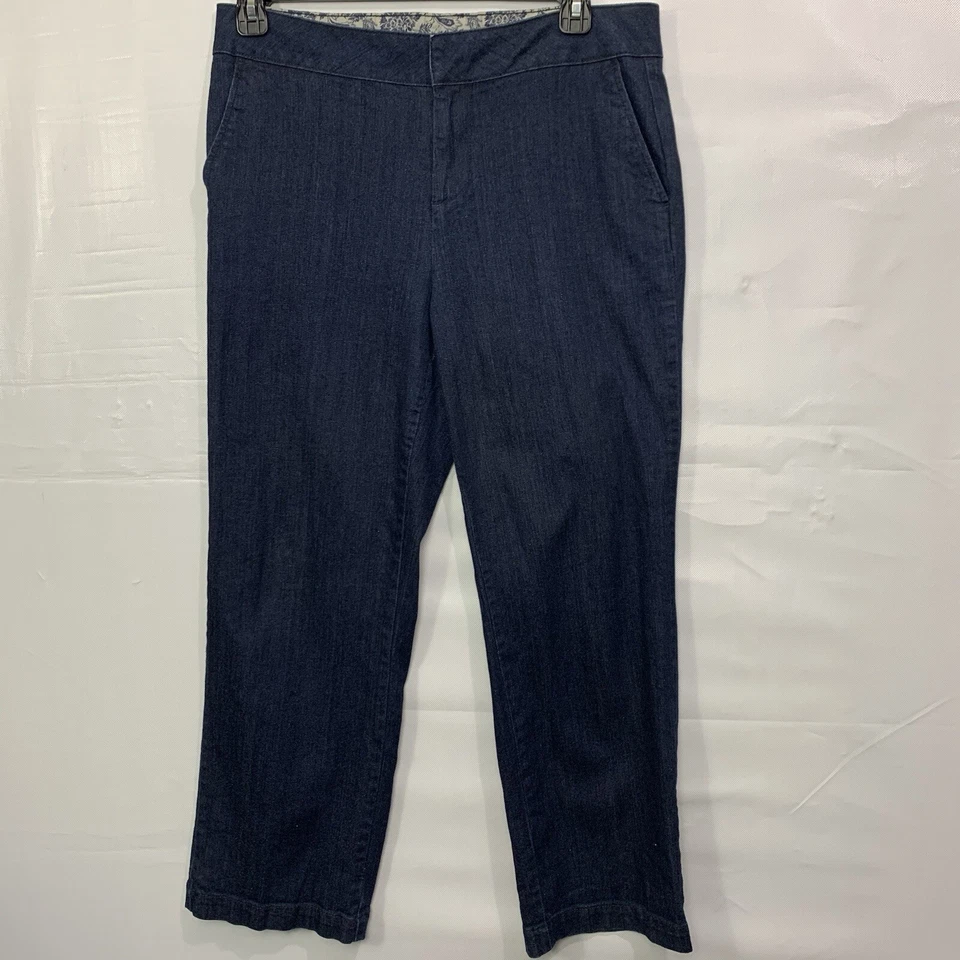 Denim & Co. Modern Waist Petite Polished Stretch Denim Trouser Jeans Petite 12P - Image 2 of 4