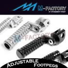 Billet Adjustable Riser Foot Pegs For Kawasaki ZRX 1100 97-01 98 99 00