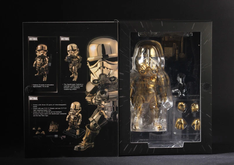 Beast Kingdom 2016 exclusivo EGG ATTACK Star Wars SANDTROOPER versión dorada Figura Foto 2 de 3