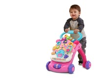 vtech stroll and discover activity walker pink
