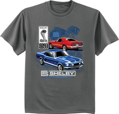 Shelby Ford Mustang Shirt Mens Graphic Tee Clothing Apparel Gifts