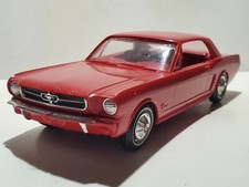 Vintage 1965/1966 Ford Mustang 1:25 Scale Dealer Promo Car Plastic Friction Toy