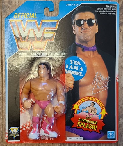 WWF Hasbro Rick Martel The Model Series 5 Blue Car...