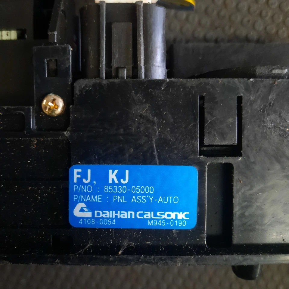 SSANGYONG MUSTO 2008 climatizador calefacción panel de control 85330-05000 #9 Foto 3 de 3