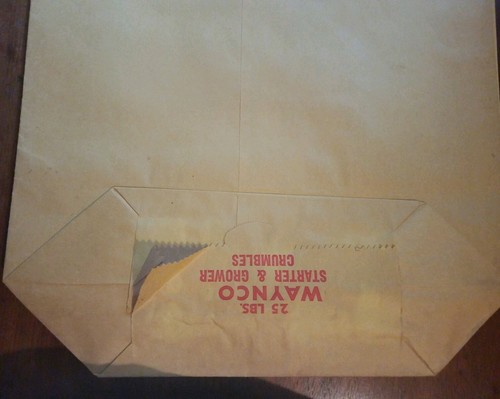 Vtg WAYNCO - Starter & Grower Crumbles -Bag Wayne Indian 25# UNUSED LaGrange NC - Picture 4 of 5
