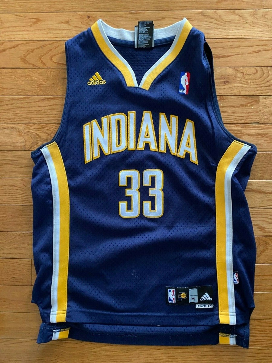 Indiana Pacers Sewn Jersey #33 Danny Granger Youth Sz M Boys 10-12