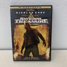 DVD National Treasure Widescreen Edition Nicolas Cage Walt Disney Film