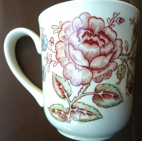 Johnson Brothers Rose Chintz Pink Floral Mug