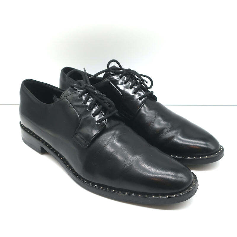 Piastrelle con lacci Saint Laurent Derby Oxfords Dylan in pelle nera taglia 40
