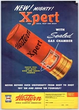 1948 Western Shot Gun Shells Xpert Vintage Print Ad