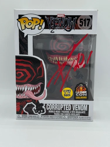 Funko Pop FIRMADO! Venom - Corrupted Venom #517 certificado de autenticidad autenticado envío gratuito