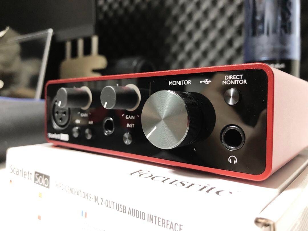 Focusrite Scarlett Solo 3rd Gen USB Audio Recording Interface