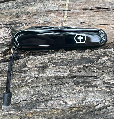 Victorinox Swiss Army Knife Onyx Monochrome Black Spartan 1.3603