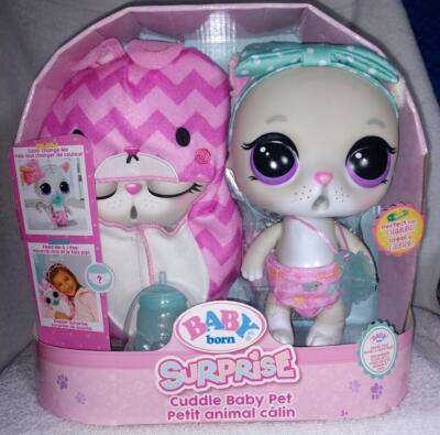 BABY born Surprise Cuddle Baby Pet Kitten 9" New | eBay