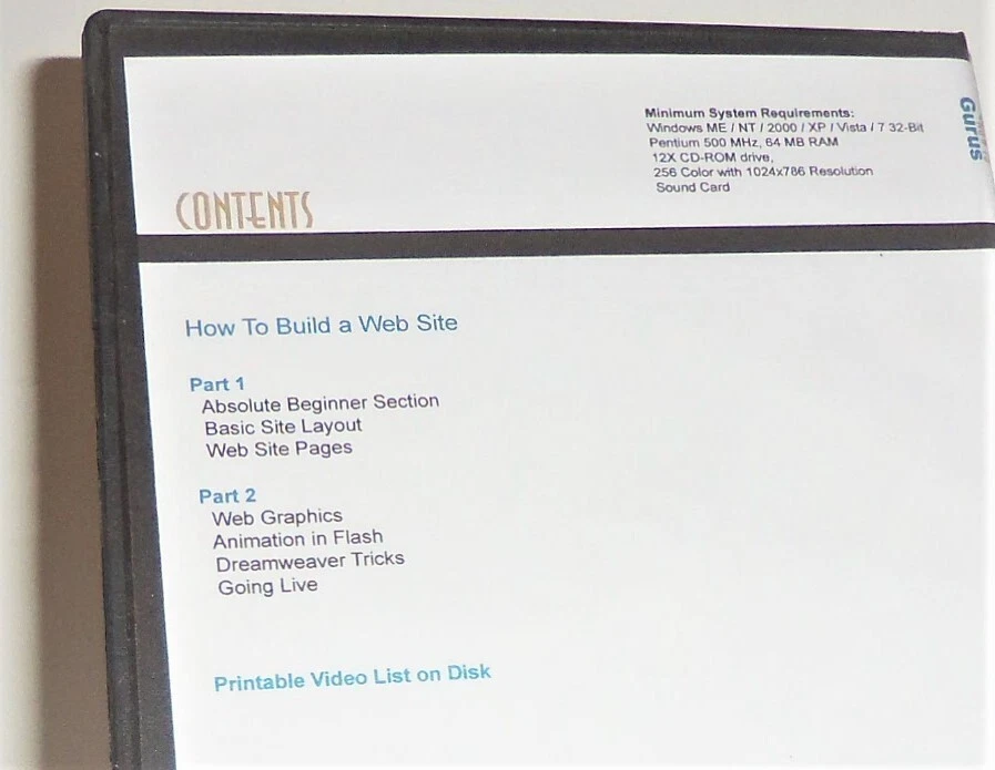 How To Gurus Video Training DVD ROM How To Build a Web Site - Image 3 of 3