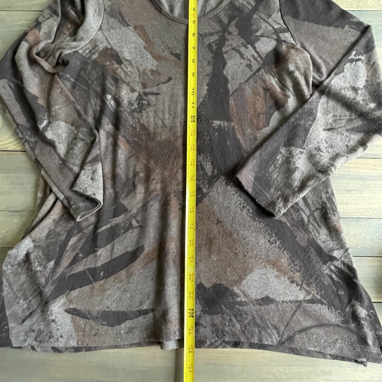 Apropos Top Multicolored Long Tunic Shirt Long Sl… - image 14