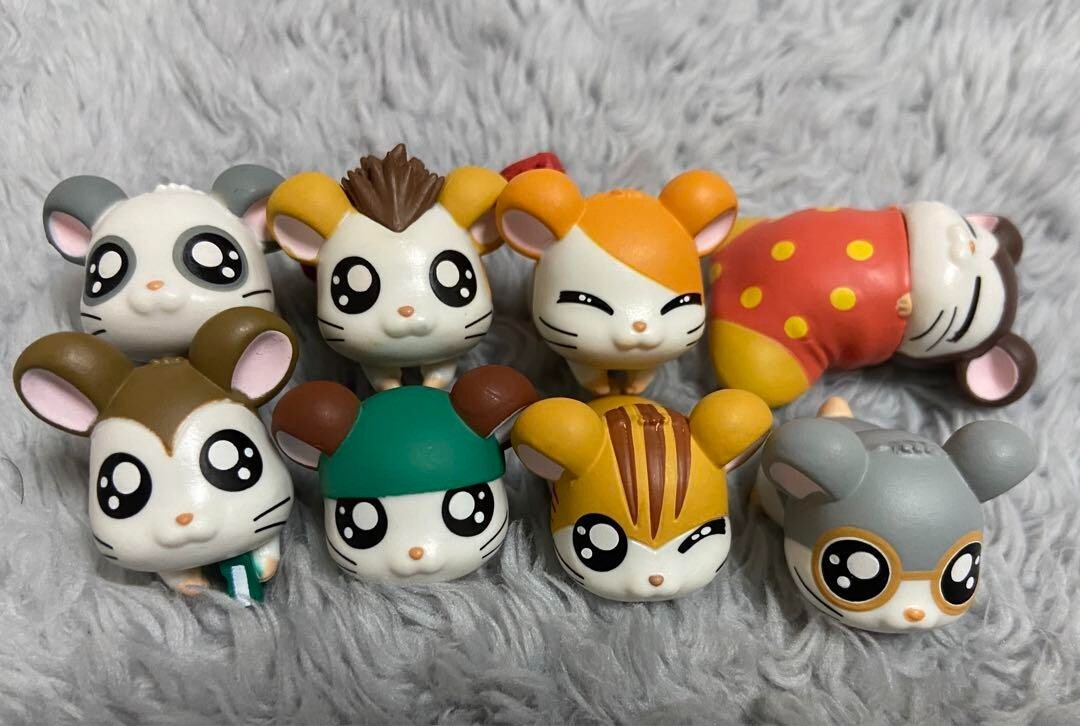はむたろ Tottoko Hamutaro Hamtaro Mini Figure set of 8 Capsule Toy | eBay