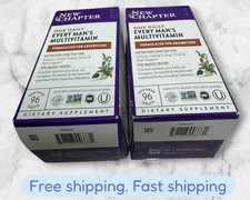 FOR 2 New Chapter Every Man's Multivitamin 96ct Tablets EXP06/2026+ NEW SHIP