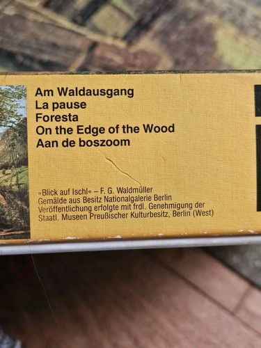 RARE 1982 Ravensburger "ON THE EDGE OF THE WOOD” 1000 Pc Puzzle 100% COMPLETE - Afbeelding 5 van 6