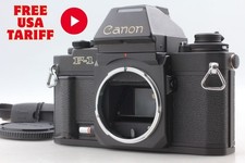 Near MINT Canon NEW F-1 AE Finder Black SLR 35mm Film Camera Body From JAPAN