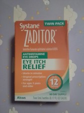 Systane Zaditor Antihistamine Eye Drop Eye Itch Relief Cheap Deals Exp Dec 2025