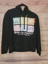 My Hero Academia Hoodie Mens LARGE Himiko Toga Pullover Hooded Sweatshirt
