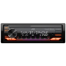 JVC KD-X380BTS Single DIN Bluetooth USB AUX AM/FM Stereo Car Audio Receiver