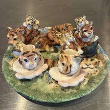 Mini Tiger Tea Set Popular Import vintage Animal Jungle