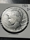 1922-D $1 Peace Dollar Genuine Silver.900 Silver Coin
