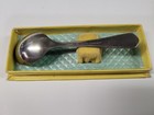 Vintage Oneida Community Silver Tudor Plate Baby Spoon, Original Box It was mine — photo 6