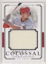 2017 Panini National Treasures Colossal Materials 77/99 Stephen Piscotty 08jk