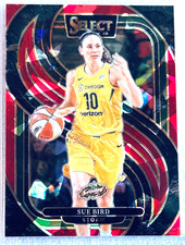 2025 WNBA Panini Select Red 🔴 Cracked Ice Concourse SUE BIRD #146 Storm Premier
