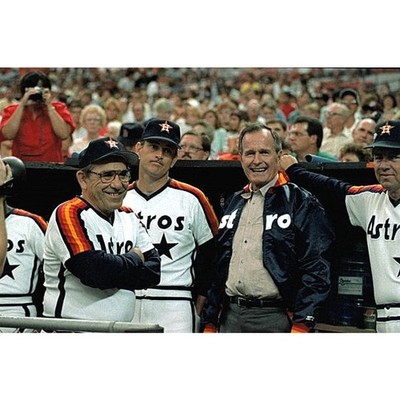 レア！80代　astros スターター　ジャケット Houston Astros 80s STARTER satin bomber jacket Rainbow M navy