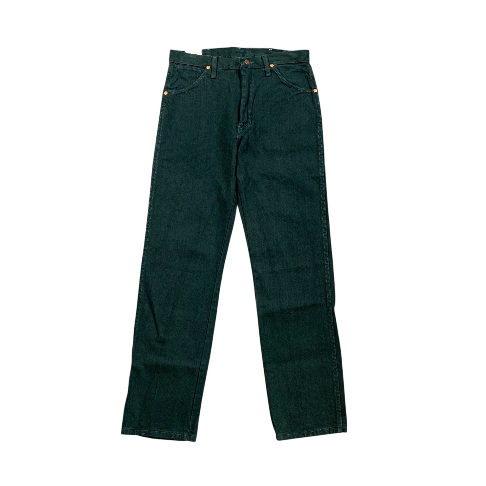 Mens 31 Kelly Green Cowboy Cut Prorodeo Competition Denim