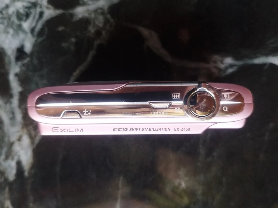 Pink Casio EXILIM EX-Z450 CCD Sensor 2009 schöner Zustand Digicam Kompaktkamera - Bild 3 von 4