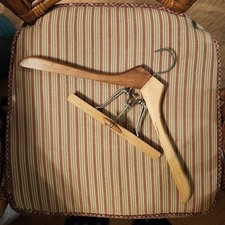 Vintage Wooden Clothes Hanger Separate suit jacket and pants