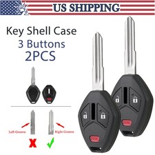 2 Remote Shell Case Cover For Mitsubishi Outlander Sport Endeavor Oucg8d-625m-a 2 Remote Shell Case Cover For Mitsubishi Outlander Sport Endeavor Oucg8d-625m-a