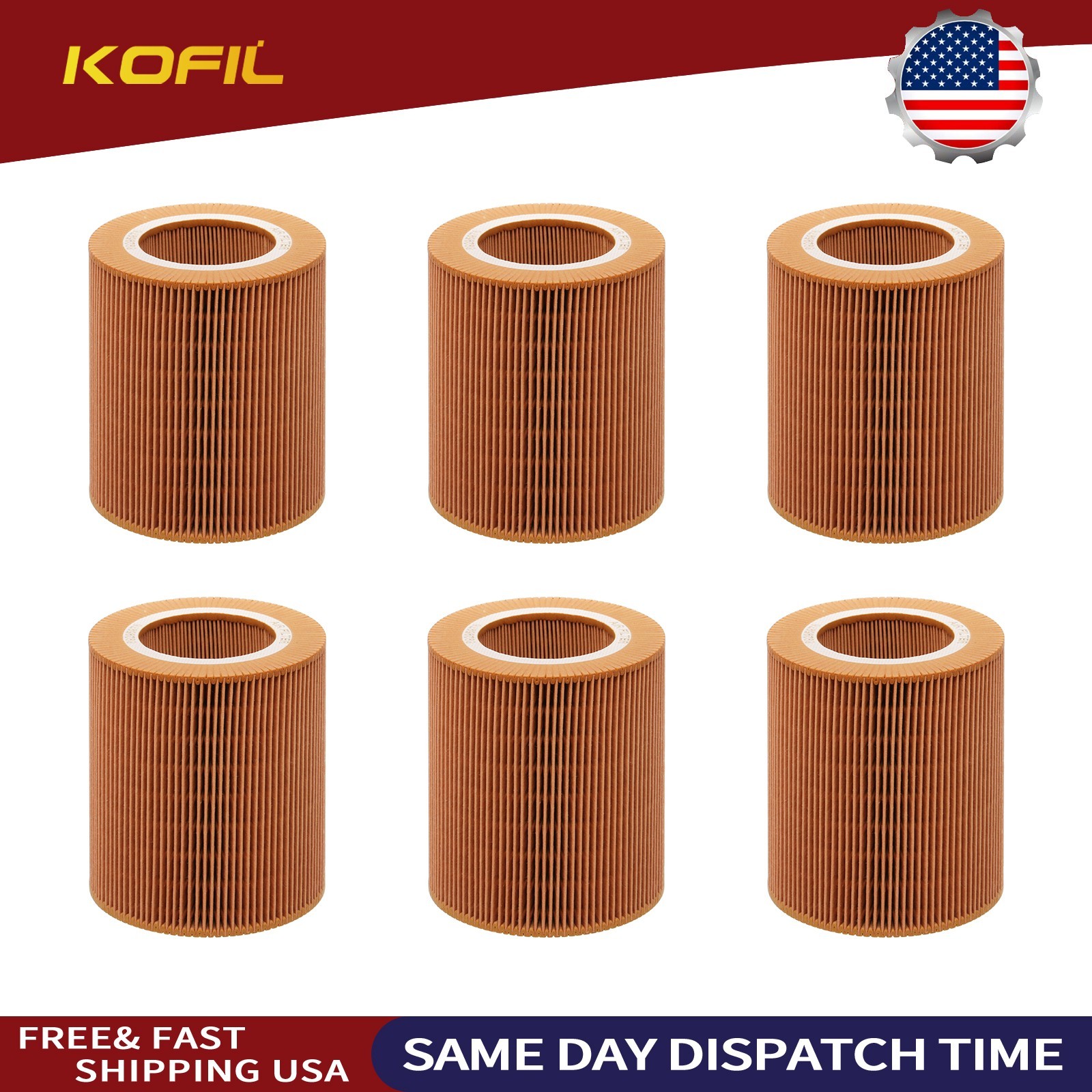 6* 89295976 Replacement Part For Ingersoll Rand Air Filter (89295976, 89265976)