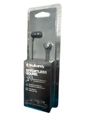 Skullcandy Jib Wired Earbuds Headphones w/ Microphone Black NEW S2DUYK-343